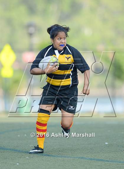 Thumbnail 2 in PSAL Rugby Championships (Girls' Games) photogallery.