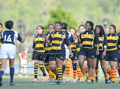 Thumbnail 3 in PSAL Rugby Championships (Girls' Games) photogallery.