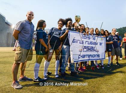 Thumbnail 3 in PSAL Rugby Championships (Girls' Games) photogallery.