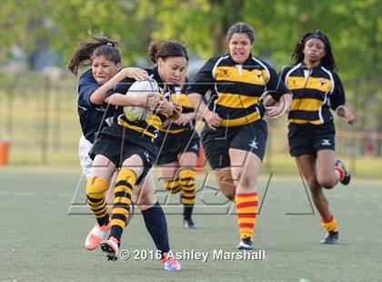 Thumbnail 3 in PSAL Rugby Championships (Girls' Games) photogallery.