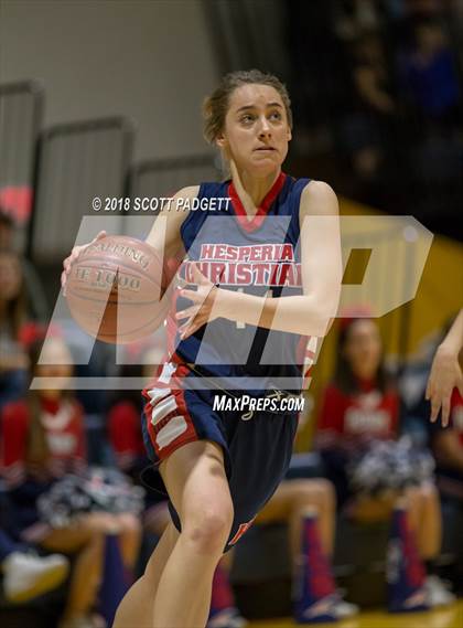 Thumbnail 2 in Hesperia Christian @ Rancho Christian (CIS SS Division 5 AA Second Round Playoff) photogallery.