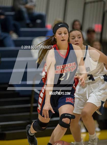 Thumbnail 3 in Hesperia Christian @ Rancho Christian (CIS SS Division 5 AA Second Round Playoff) photogallery.