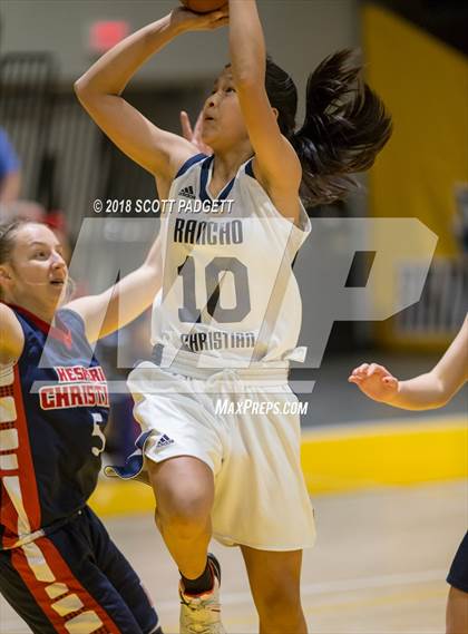 Thumbnail 2 in Hesperia Christian @ Rancho Christian (CIS SS Division 5 AA Second Round Playoff) photogallery.
