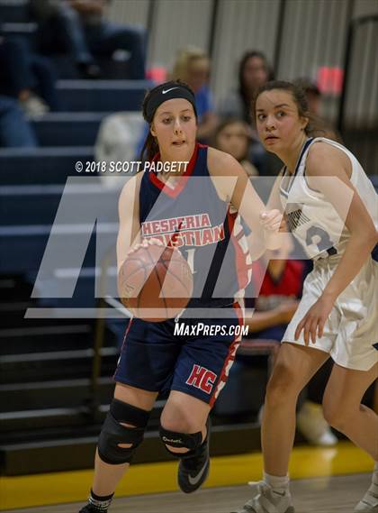 Thumbnail 2 in Hesperia Christian @ Rancho Christian (CIS SS Division 5 AA Second Round Playoff) photogallery.
