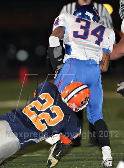 Thumbnail 3 in Christian Brothers @ Cosumnes Oaks (CIF SJS D3 Playoffs) photogallery.