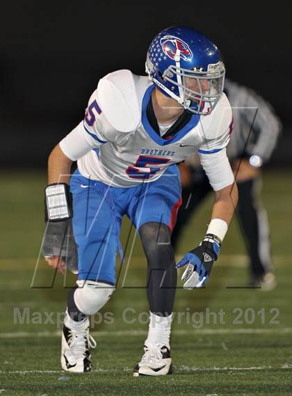 Thumbnail 3 in Christian Brothers @ Cosumnes Oaks (CIF SJS D3 Playoffs) photogallery.