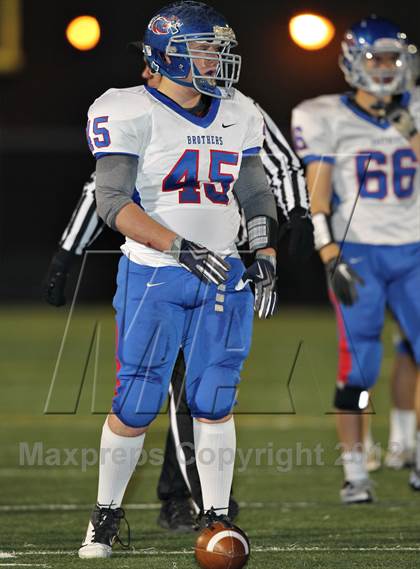 Thumbnail 1 in Christian Brothers @ Cosumnes Oaks (CIF SJS D3 Playoffs) photogallery.