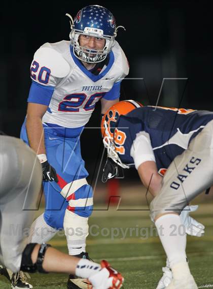 Thumbnail 2 in Christian Brothers @ Cosumnes Oaks (CIF SJS D3 Playoffs) photogallery.