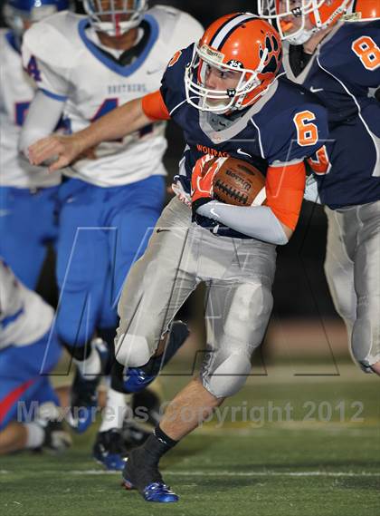 Thumbnail 2 in Christian Brothers @ Cosumnes Oaks (CIF SJS D3 Playoffs) photogallery.