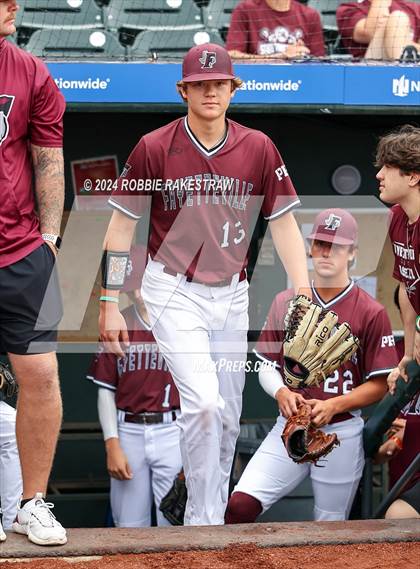 Thumbnail 3 in Fayetteville vs. Abbott (UIL 1A Baseball Semifinal) photogallery.