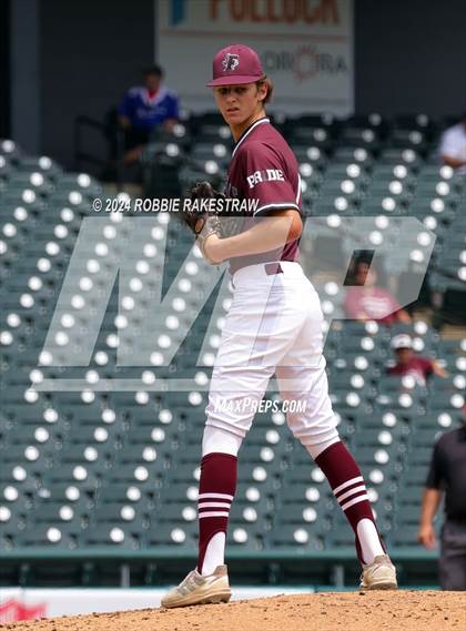 Thumbnail 1 in Fayetteville vs. Abbott (UIL 1A Baseball Semifinal) photogallery.