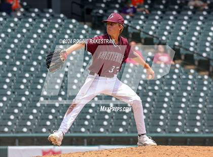 Thumbnail 2 in Fayetteville vs. Abbott (UIL 1A Baseball Semifinal) photogallery.