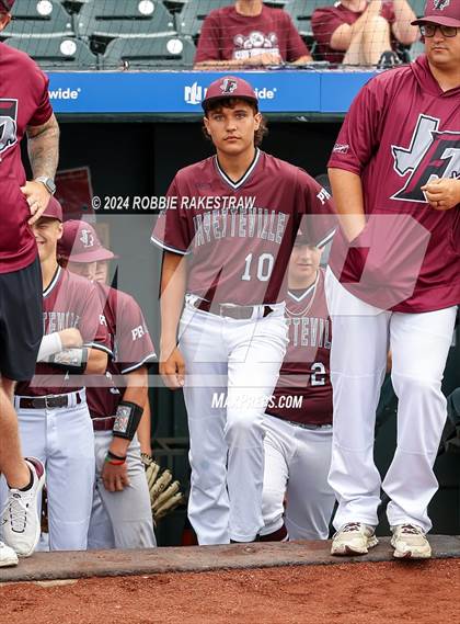 Thumbnail 3 in Fayetteville vs. Abbott (UIL 1A Baseball Semifinal) photogallery.
