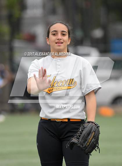 Thumbnail 2 in McKee Vo-Tech/Staten Island Tech @ Telecommunications Arts Tech (PSAL Divison A Playoff) photogallery.