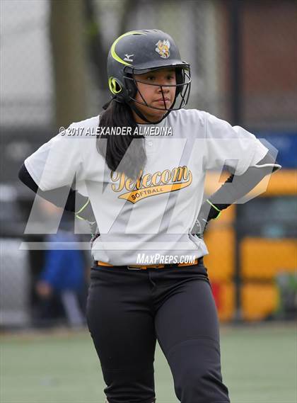 Thumbnail 1 in McKee Vo-Tech/Staten Island Tech @ Telecommunications Arts Tech (PSAL Divison A Playoff) photogallery.