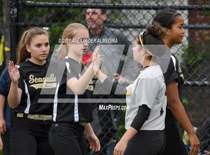 Thumbnail 2 in McKee Vo-Tech/Staten Island Tech @ Telecommunications Arts Tech (PSAL Divison A Playoff) photogallery.