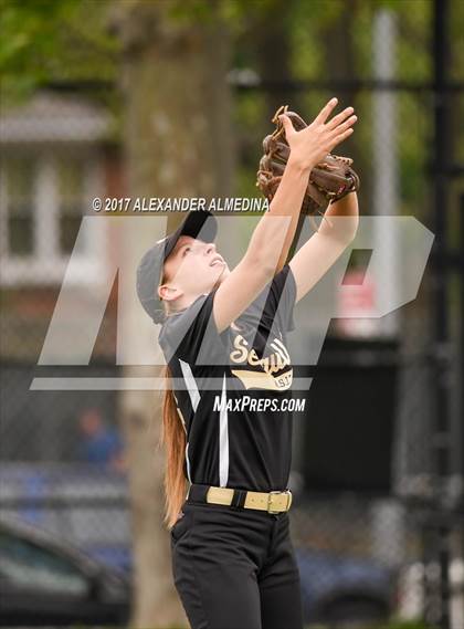 Thumbnail 1 in McKee Vo-Tech/Staten Island Tech @ Telecommunications Arts Tech (PSAL Divison A Playoff) photogallery.