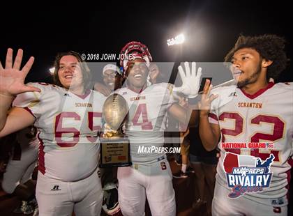 Thumbnail 3 in Scranton @ West Scranton (2017 MaxPreps Rivalry Series) photogallery.