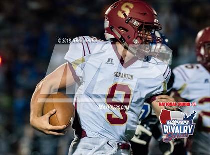 Thumbnail 1 in Scranton @ West Scranton (2017 MaxPreps Rivalry Series) photogallery.