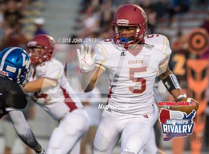 Thumbnail 1 in Scranton @ West Scranton (2017 MaxPreps Rivalry Series) photogallery.