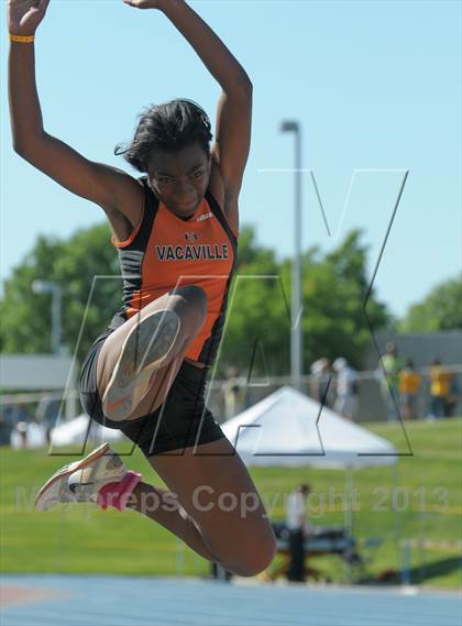 Thumbnail 3 in CIF State Track and Field Championships (Day 1 - Girls Triple Jump) photogallery.