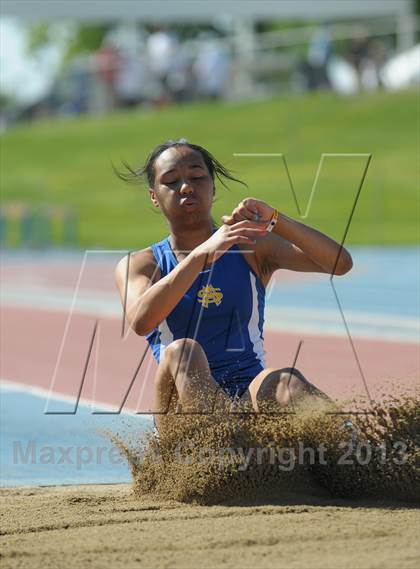 Thumbnail 3 in CIF State Track and Field Championships (Day 1 - Girls Triple Jump) photogallery.