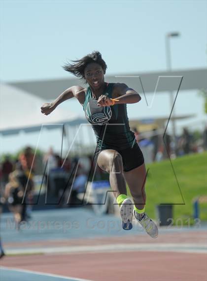 Thumbnail 1 in CIF State Track and Field Championships (Day 1 - Girls Triple Jump) photogallery.