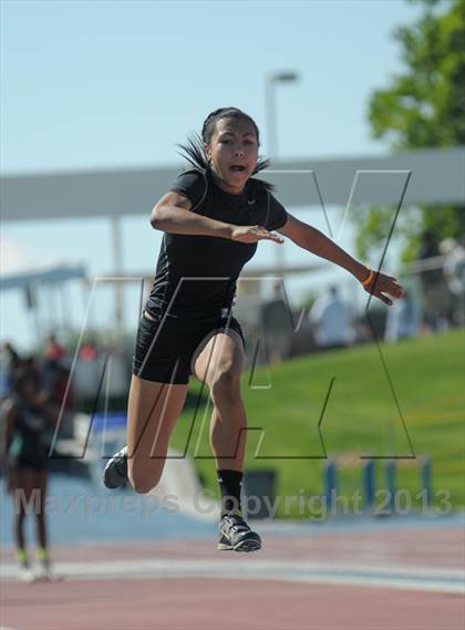 Thumbnail 2 in CIF State Track and Field Championships (Day 1 - Girls Triple Jump) photogallery.