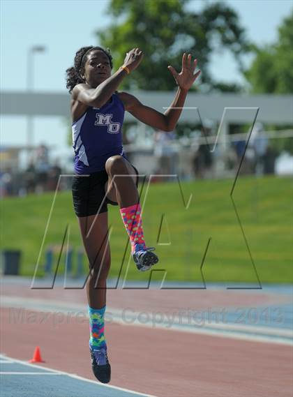 Thumbnail 3 in CIF State Track and Field Championships (Day 1 - Girls Triple Jump) photogallery.