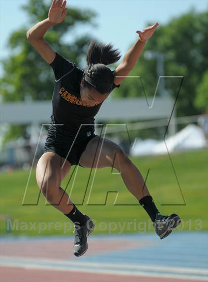 Thumbnail 3 in CIF State Track and Field Championships (Day 1 - Girls Triple Jump) photogallery.