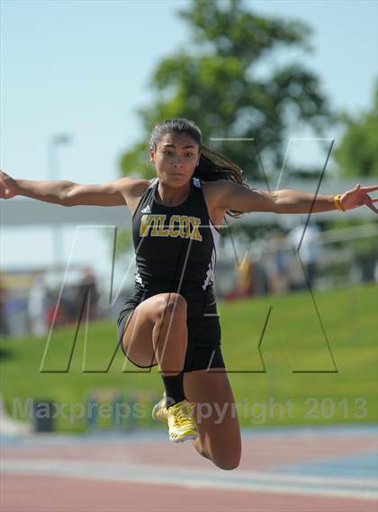 Thumbnail 1 in CIF State Track and Field Championships (Day 1 - Girls Triple Jump) photogallery.