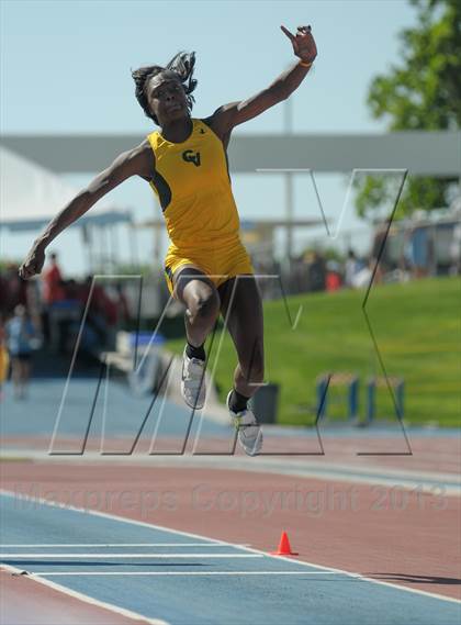 Thumbnail 2 in CIF State Track and Field Championships (Day 1 - Girls Triple Jump) photogallery.