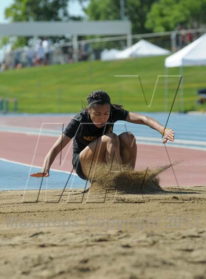 Thumbnail 3 in CIF State Track and Field Championships (Day 1 - Girls Triple Jump) photogallery.