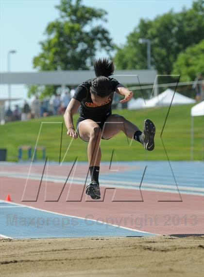 Thumbnail 1 in CIF State Track and Field Championships (Day 1 - Girls Triple Jump) photogallery.