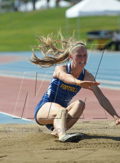 Thumbnail 2 in CIF State Track and Field Championships (Day 1 - Girls Triple Jump) photogallery.