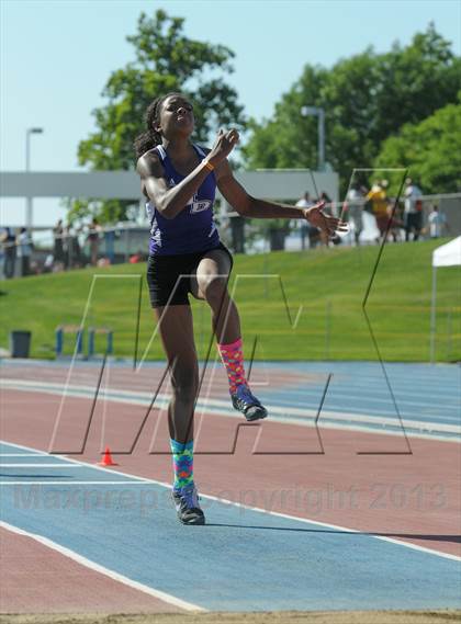 Thumbnail 2 in CIF State Track and Field Championships (Day 1 - Girls Triple Jump) photogallery.