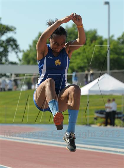 Thumbnail 1 in CIF State Track and Field Championships (Day 1 - Girls Triple Jump) photogallery.