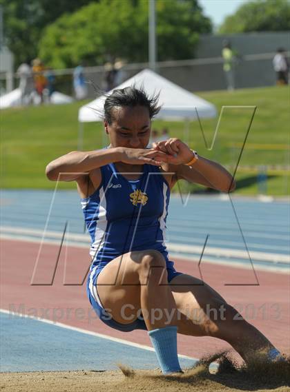 Thumbnail 2 in CIF State Track and Field Championships (Day 1 - Girls Triple Jump) photogallery.