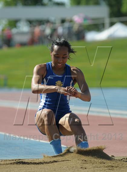 Thumbnail 3 in CIF State Track and Field Championships (Day 1 - Girls Triple Jump) photogallery.