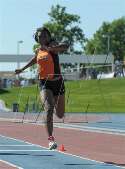 Thumbnail 3 in CIF State Track and Field Championships (Day 1 - Girls Triple Jump) photogallery.