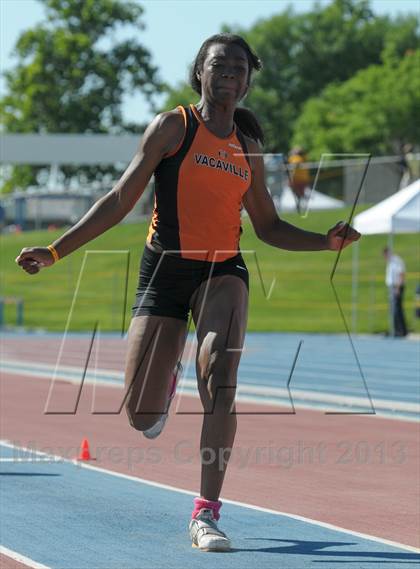 Thumbnail 1 in CIF State Track and Field Championships (Day 1 - Girls Triple Jump) photogallery.