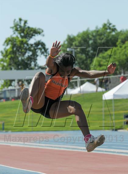 Thumbnail 3 in CIF State Track and Field Championships (Day 1 - Girls Triple Jump) photogallery.