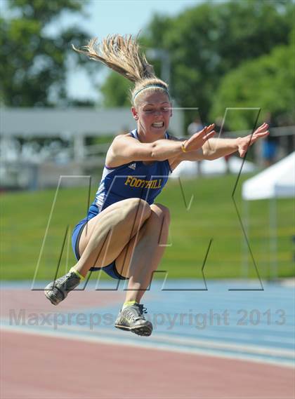 Thumbnail 1 in CIF State Track and Field Championships (Day 1 - Girls Triple Jump) photogallery.