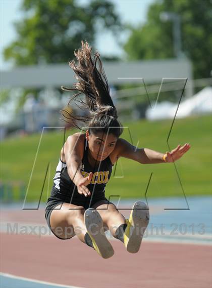 Thumbnail 2 in CIF State Track and Field Championships (Day 1 - Girls Triple Jump) photogallery.