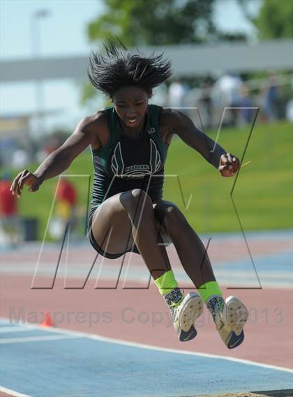 Thumbnail 1 in CIF State Track and Field Championships (Day 1 - Girls Triple Jump) photogallery.