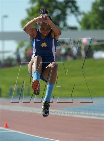 Thumbnail 2 in CIF State Track and Field Championships (Day 1 - Girls Triple Jump) photogallery.