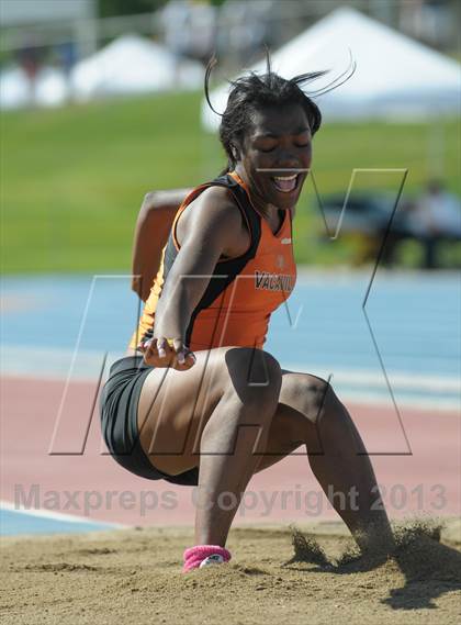 Thumbnail 3 in CIF State Track and Field Championships (Day 1 - Girls Triple Jump) photogallery.