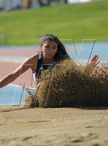 Thumbnail 3 in CIF State Track and Field Championships (Day 1 - Girls Triple Jump) photogallery.