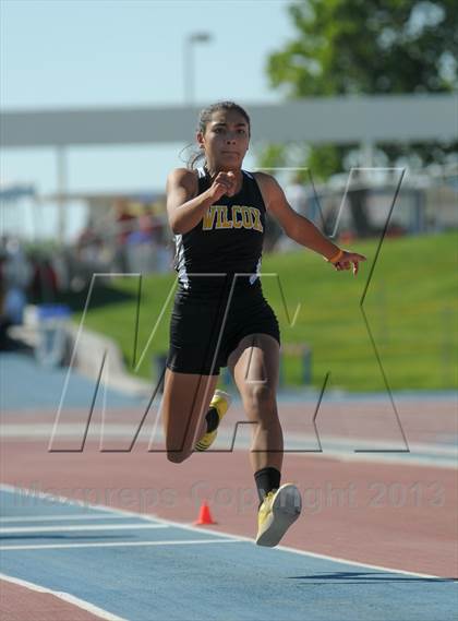 Thumbnail 1 in CIF State Track and Field Championships (Day 1 - Girls Triple Jump) photogallery.