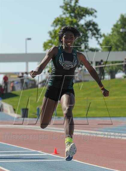 Thumbnail 3 in CIF State Track and Field Championships (Day 1 - Girls Triple Jump) photogallery.